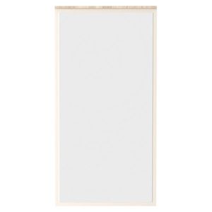 KONDELA Vertio LUS63 zrkadlo na stenu dub sonoma / kašmír vyobraziť