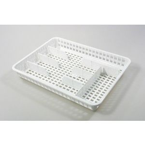 ALFA PLASTIK - Príborník široký dierkovaný, granit biely, umelá hmota, 26 x 35 x 5cm vyobraziť