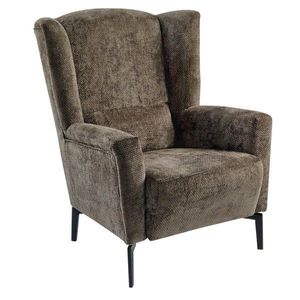 KONDELA Alura kreslo (ušiak) hnedá mocca vyobraziť