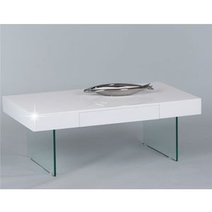 KONDELA Daisy konferenčný stolík biela vyobraziť