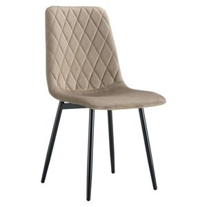 KONDELA Darija New jedálenská stolička hnedá / čierna vyobraziť