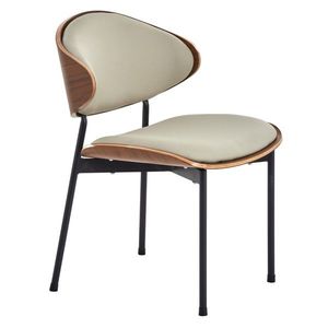 KONDELA Marsia jedálenská stolička béžová / orech / čierna vyobraziť