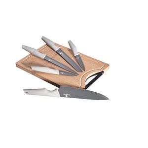 BERLINGER HAUS - Sada nožov 5ks a doska na krájanie Aspen vyobraziť