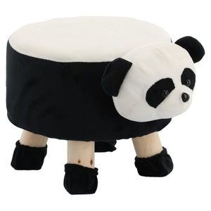 KONDELA Zunio Typ 1 taburet čierna / biela / prírodná vyobraziť