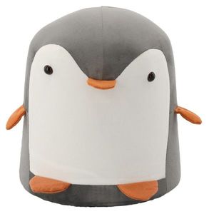 KONDELA Raino taburet sivá / biela vyobraziť