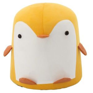 KONDELA Raino taburet žltá / biela vyobraziť