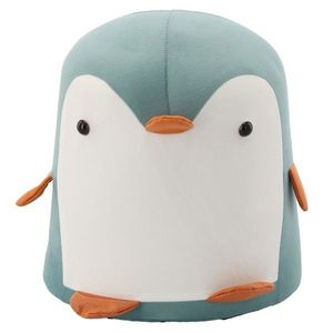 KONDELA Raino taburet modrá / biela vyobraziť