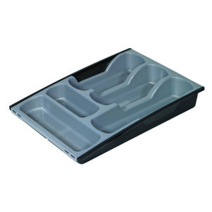 CURVER - Príborník nastaviteľný, umelá hmota, 42x6, 4x30cm, čiernošedý vyobraziť