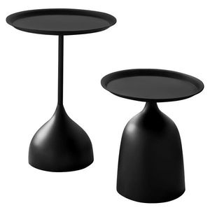 KONDELA Nubo konferenčný stolík (2 ks) čierna vyobraziť