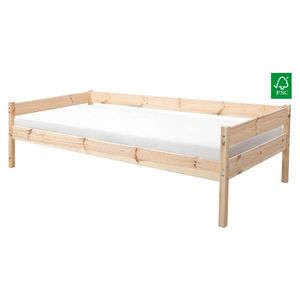 KONDELA Beny 140 drevená posteľ s roštom smrek vyobraziť