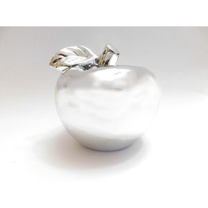 Dekorácia - jablko strieborné vyobraziť