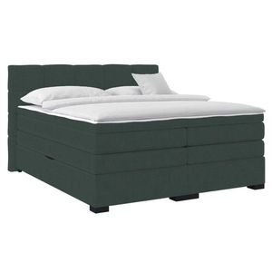 KONDELA April boxspringová manželská pocketová posteľ zelená vyobraziť