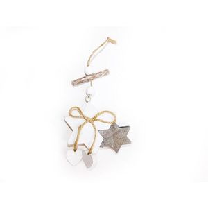 Dekorácia hviezdička, srdce vyobraziť