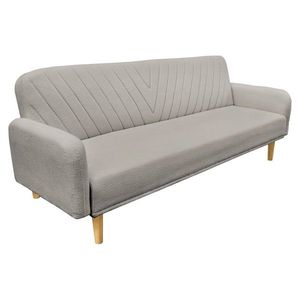 KONDELA Permol rozkladacia pohovka sivá vyobraziť