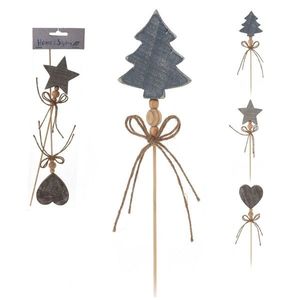 Dekorácia zapich. 31cm 2ks rôzne druhy vyobraziť
