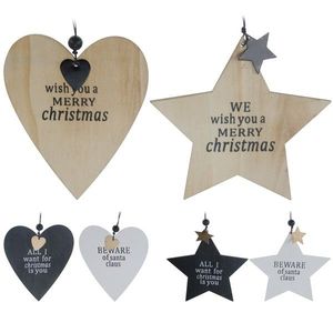 Dekorácia závesná drevo rôzne druhy vyobraziť