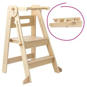 KONDELA Urian montessori skladacia učiaca veža prírodná vyobraziť