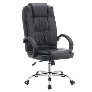 KONDELA Madox New kancelárske kreslo čierna / chróm vyobraziť