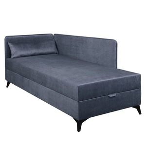 KONDELA Rinun jednolôžková posteľ (váľanda) s úložným priestorom modrá vyobraziť