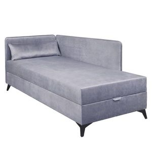 KONDELA Rinun jednolôžková posteľ (váľanda) s úložným priestorom sivofialová vyobraziť