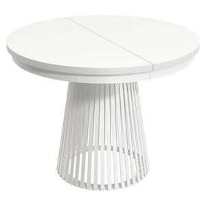 KONDELA Gerdony rozkladací jedálenský stôl biela vyobraziť