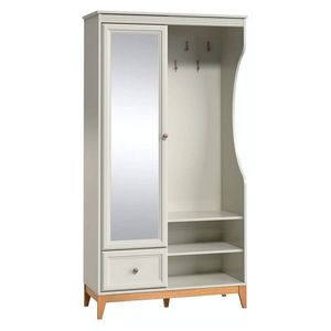 KONDELA Vendy W predsieň kašmír krémová / dub vyobraziť