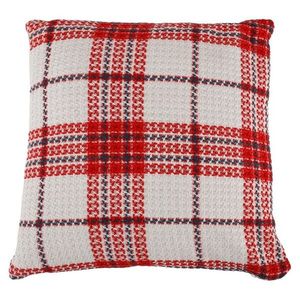 KONDELA Natale Typ 1 vankúš 45x45 cm biela / červená vyobraziť