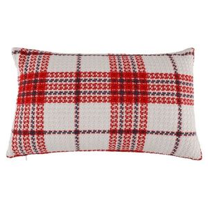 KONDELA Natale Typ 2 vankúš 30x50 cm biela / červená vyobraziť