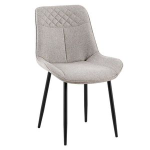 KONDELA Alia jedálenská stolička béžová / čierna vyobraziť