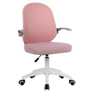 KONDELA Pastura kancelárske kreslo ružová / biela vyobraziť