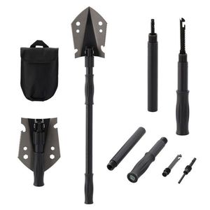 KONDELA Turan Typ 1 multifunkčná skladacia lopata 9v1 čierna vyobraziť