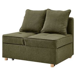 KONDELA Osvaldo rozkladacia pohovka zelená vyobraziť