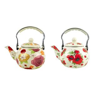 MAKRO - Čajník smalt 2, 5l kvety mak vyobraziť