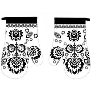 MAKRO - Chňapka kuchynská s magnetom Folk bielea čierny vzor 2ks vyobraziť