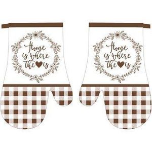 MAKRO - Chňapka s magnetom 2ks Kuchyňa, Home hnedá vyobraziť