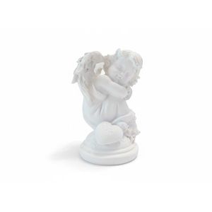 MAKRO - Dekorácia - Anjel biely sediaci vyobraziť