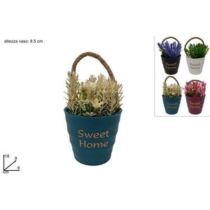 MAKRO - Dekorácia kvety vo váze rôzne farby vyobraziť