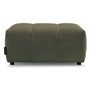 Khaki podnožka z textílie buklé Roxelane – Bobochic Paris vyobraziť