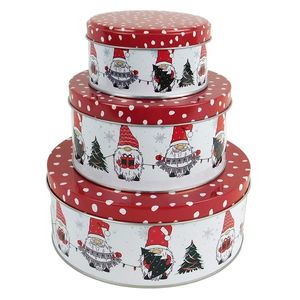 MAKRO - Dóza dekoračná vianočná 3ks vyobraziť