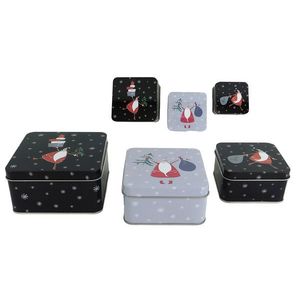 MAKRO - Dóza dekoračná vianočná 3ks rôzne motívy vyobraziť