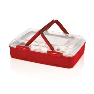 MAKRO - Dóza na koláče s ručkou rôzne farby vyobraziť