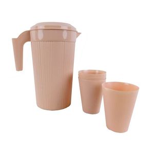 MAKRO - Džbán + 4 poháre rôzne farby vyobraziť