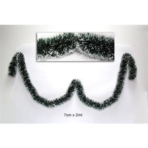MAKRO - Girlanda 7x 200 cm zelená biele konce vyobraziť