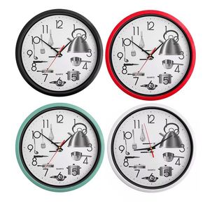 MAKRO - Hodiny nástenné 20cm rôzne farby vyobraziť