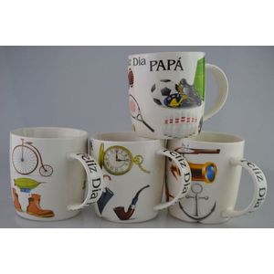 MAKRO - Hrnček 320ml Papa rôzné dekory vyobraziť