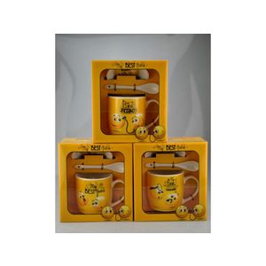 MAKRO - Hrnček 370ml, tanierik, lyžička rôzne dekory vyobraziť