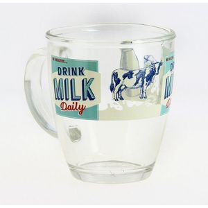 MAKRO - Hrnček 380ml sklo Milk vyobraziť