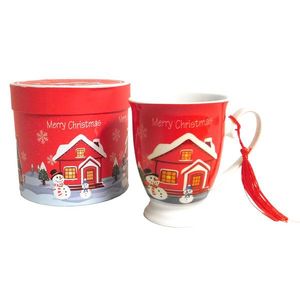 MAKRO - Hrnček vianočný 300ml v darčekovej krabičke, snehuliaci vyobraziť