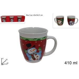 MAKRO - Hrnček vianočný 410ml, sada 3ks rôzne motívy vyobraziť