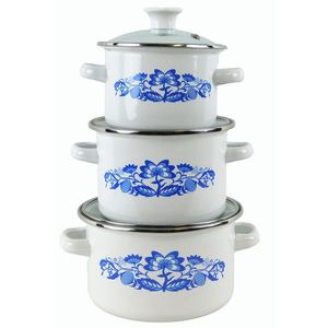 MAKRO - Hrniec s pokrievkou 3ks vyobraziť